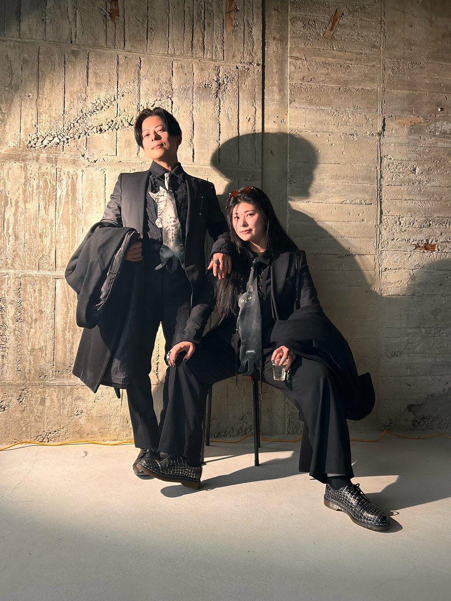 #甘き感染ドラックパーティー2

ネコタイ！大変人気でした！🤣🐈‍⬛💕わはは！
いっぱいおしゃべりできて楽しかったなぁ💕💕

(このお写真、浮雲さん <a href="/NoSub02/">依代のハスキ</a> に携帯で撮ってもらったんだぁ…！贅沢すぎぃ！🫶💕💕)