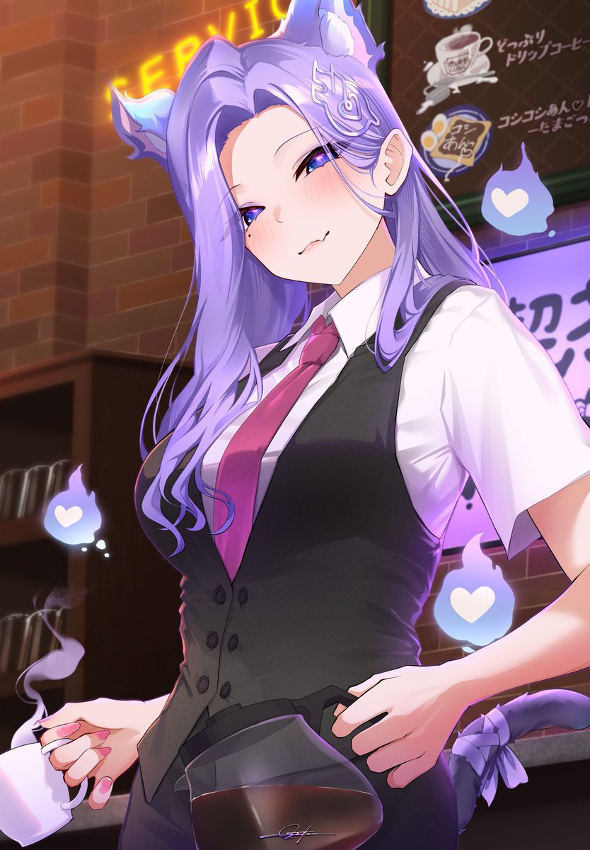 カッコいいお姉さんや…😆 …決して大きな声でメニューは頼まないよう