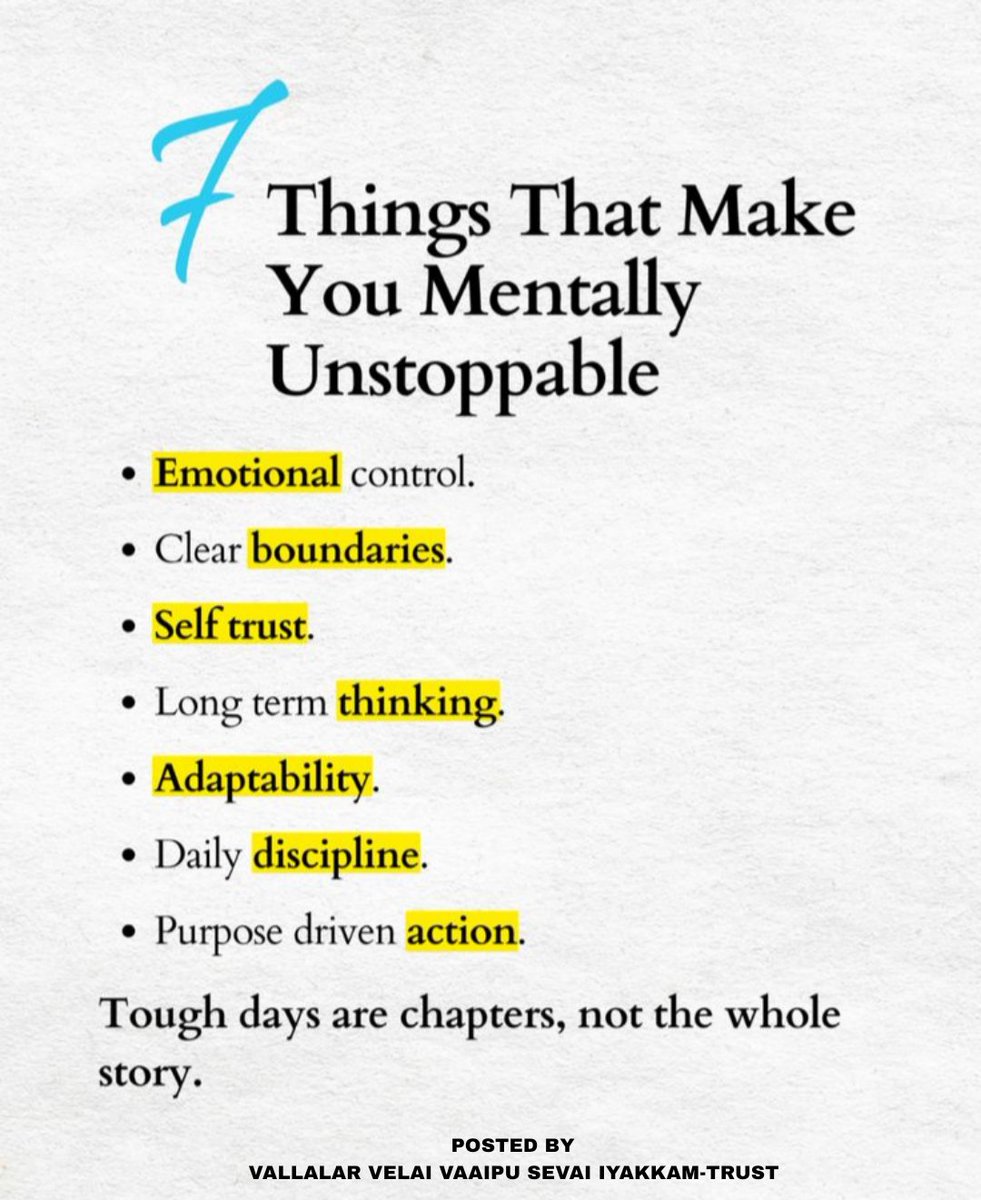 7 Things that make you mentally unstoppable