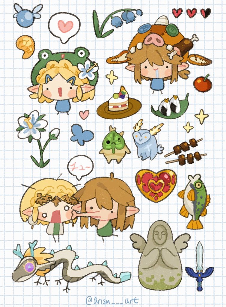 Stickers designs are finished! Format is subject to change (⁠◕⁠ᴗ⁠◕⁠✿⁠)

#Zelink #Zelda #Link #TLoZ #リンゼル #TheLegendOfZelda #totk #BOTW #BreathOfTheWild #TearsOfTheKingdom #chibi #Stickers