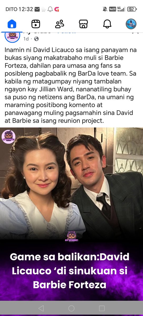 Glendz0317's tweet photo. Manahimik kau kakabash sa BarDa .. Si David nga mismo gusto makasama si BB sa project e, kau ayw nyo .. Tantanan niyo ang BarDa .. Puro kau yabangan kesyo ganto ganyan .. Mahirap bang tanggapin na nag boom ang career nilang dalawa because of the LOVETEAM .. Ayw nyo man o hindi ganun ang nangyari ..

Ung mga stan na 'to puro kudakdak .. Akala nila naman nakakatulong yan sa career  ng mga iniidolo nila ..

Mga pakalat kalat dito na Stan kuno na walang ka manners manners di gayahin ang mga idolo nila mga may manners .. Well sa inaasal niyo mukhang di sila ang iniidolo niyo 🤭 

Ayoko na magtalk basta sumikat sila tapos at sisikat pa yan kasi di na mawawala ang BarDa sa buhay ng mga taong totoong nagmamahal sa kanila.

At ung mga BarDa na tinatawag nyong delulu etc.. Tandaan niyo BarDa ang nagpaingay sa pangalan nila .. 

Parehas silang nag benefits kaya hwg pataasan ng yabang no .. Ung dalawa thankful sa fandom kau ano puro paninira sa other half .. 2026 na mga basura pa din pag uugali ..

Lahat ayw magpatalo .. Walang nagpapakumbaba .. Ayw ng masayang fandom puro bashing na lang .. Kakaumay na din makabasa ng mga kayabangan ... 

Magbasa ng maaus hwg kudakdak ng wala nmn alam .. BABOOSH !!