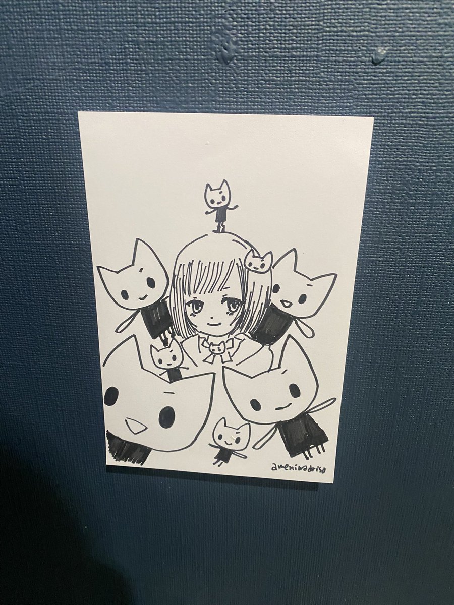 原画をぼちぼちお迎えいただいているのですが昨日まで写真で記録し忘れ