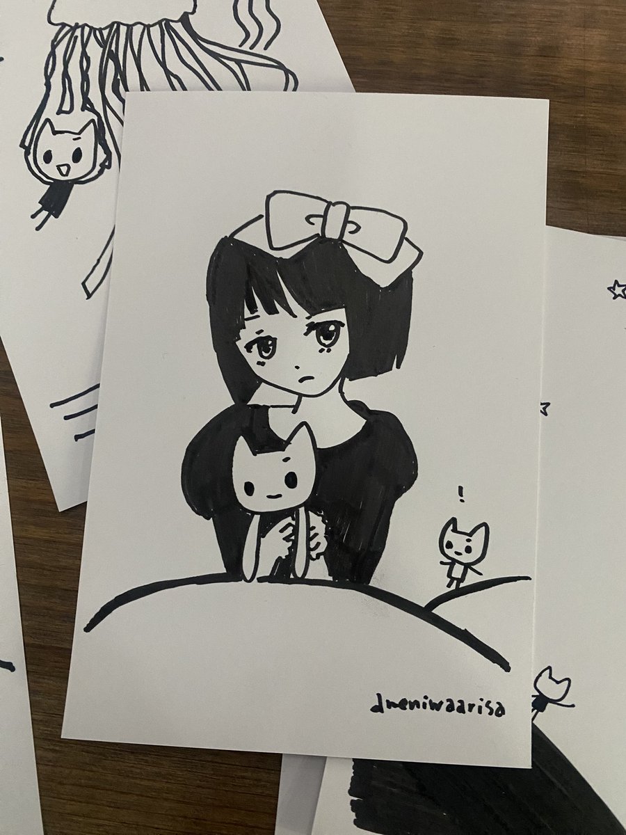 原画をぼちぼちお迎えいただいているのですが昨日まで写真で記録し忘れ