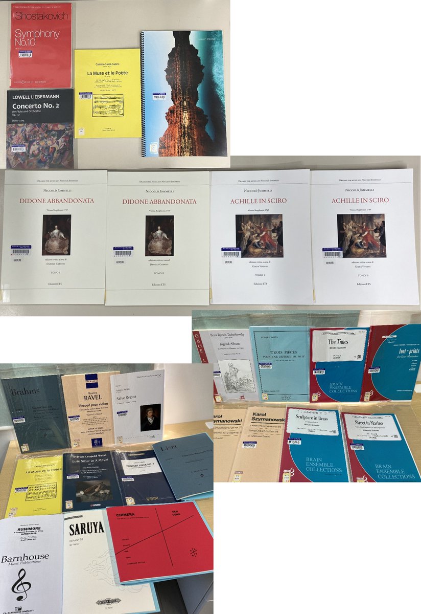 tcmlib's tweet photo. 楽譜新着♪Prokofiev「ロメオとジュリエット」(全集に基づく改訂版スコア)/G.Schocker「Biwako wind」(Fl+Pf)/Chopin:ノクターンNo.8(Ob+Pf編曲)|ソナタop.65(Vn+Pf編曲)/A.Lara:「グラナダ」(Sax+Pf編曲)/Ravel:Collection for violin(オリジナルと編曲のVn+Pf作品集)/など

https://t.co/ThW4ND49ZL https://t.co/mHqd9lwcOV