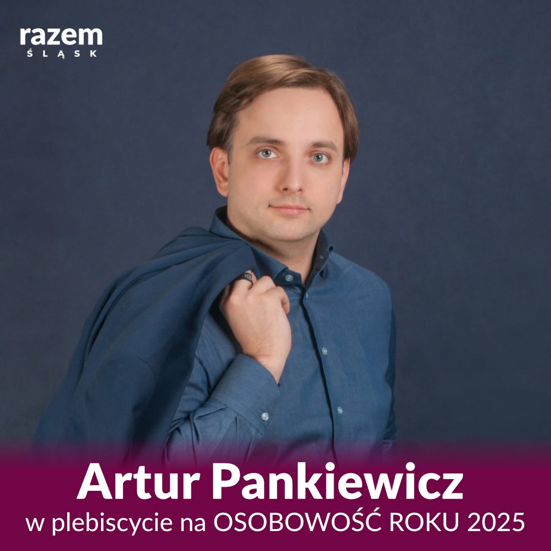 Kolejną nominację w plebiscycie Osobowość Roku 2025 Dziennika Zachodniego otrzymał Artur Pankiewicz.

Artur od kilku lat działa aktywnie na terenie Świętochłowic. Jest zaangażowany w inicjatywy społeczne, które służą poprawie jakości życia mieszkańców. Jego projekty zgłaszane do