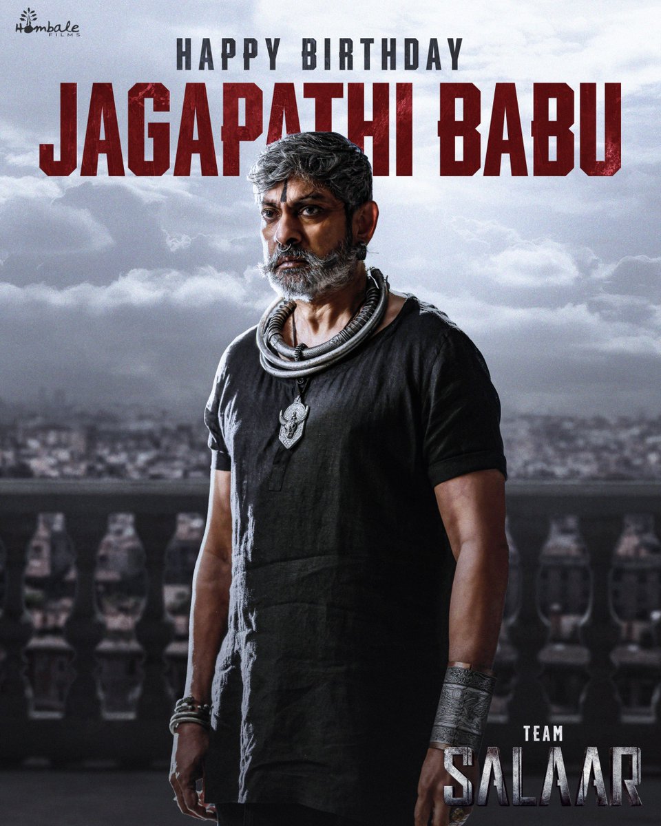 Wishing our Raja Manaar, <a href="/IamJagguBhai/">Jaggu Bhai</a> a very happy birthday.
Here’s to a powerful and successful year ahead!

– Team #Salaar