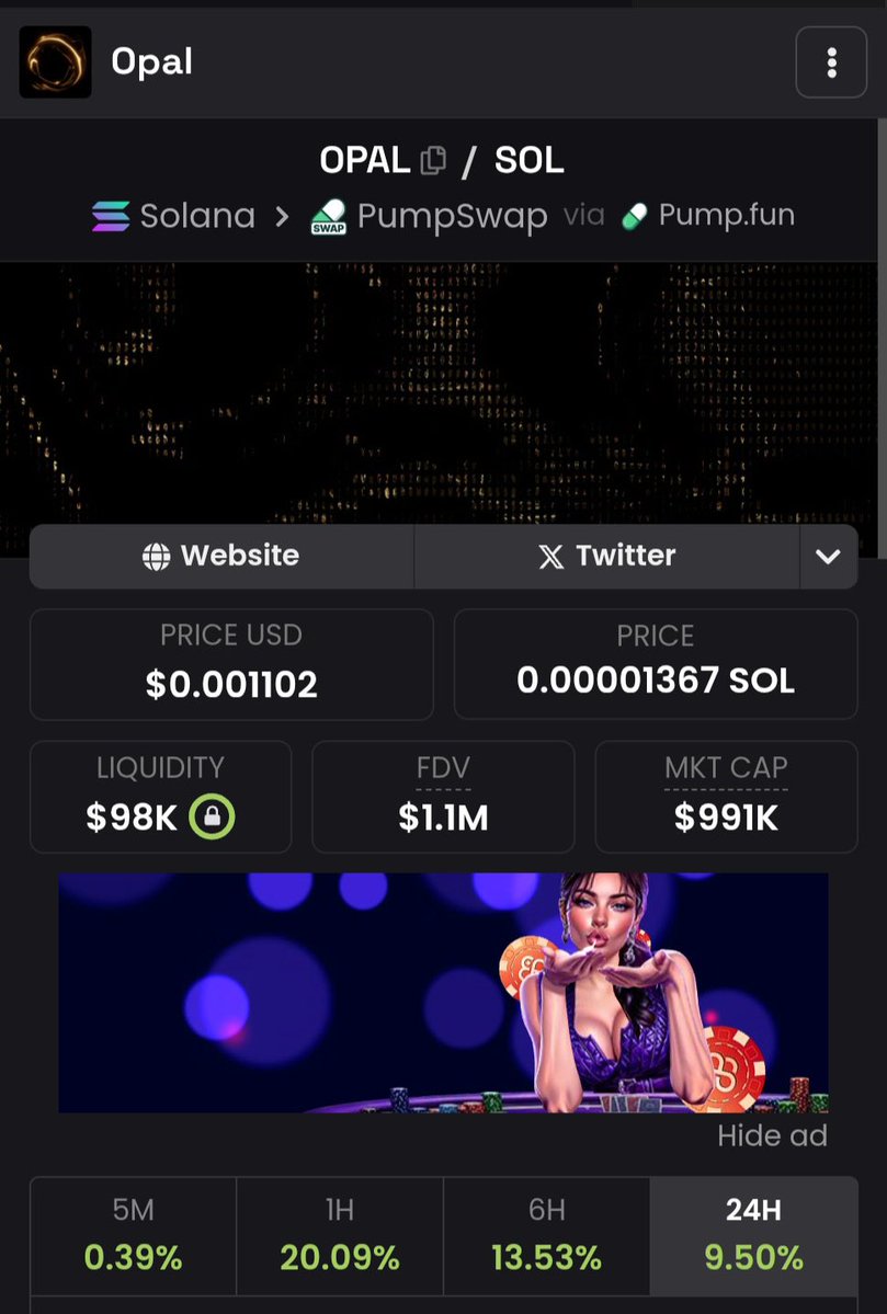 $OPAL tech nya jg bukan sembarangan. Dia menang hackaton openAI

Dan yg menariknya adalah, pas space sama pumpfun dan TimDraper, tim $OPAL dikasih kesempatan buat presentasi.

Tapi harga turun krn presentasi nya dinilai kurang persiapan. 

Tapi tau apa yg menarik?? Bahkan