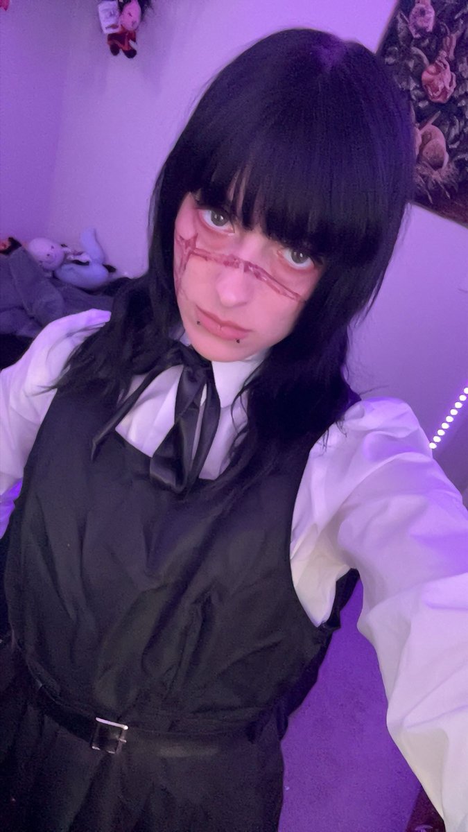 Succub1seyn's tweet photo. Cosplay stream tease- yoru csm.... https://t.co/jxCfSNoBMI