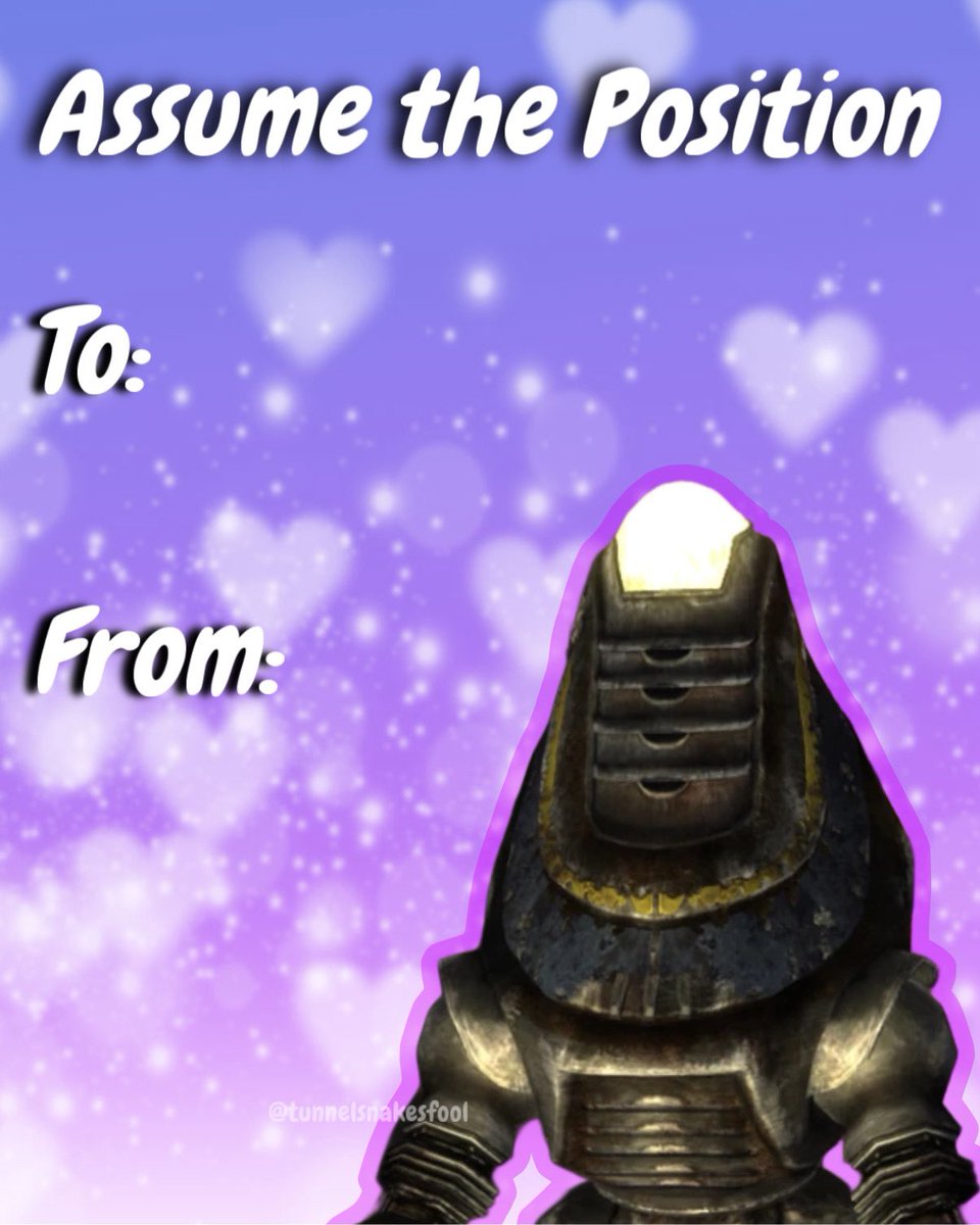Tag your Valentine #fallout