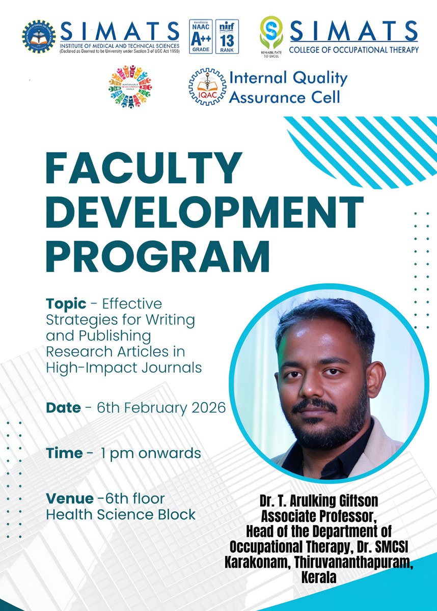 Saveetha College Of Occupational Therapy tweet media