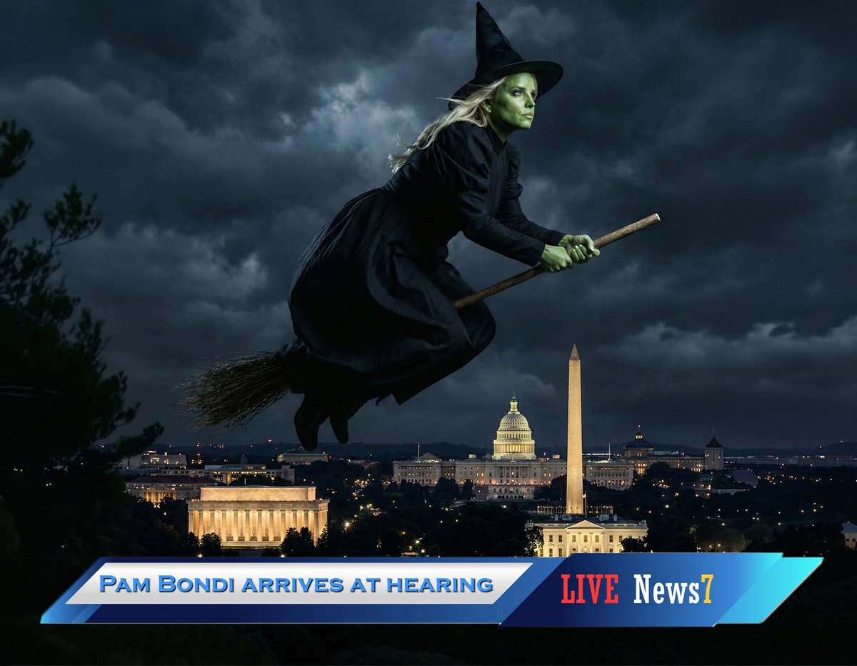 leeephus's tweet photo. Pam Bondi in the news today... https://t.co/2Lxr5xzu3I
