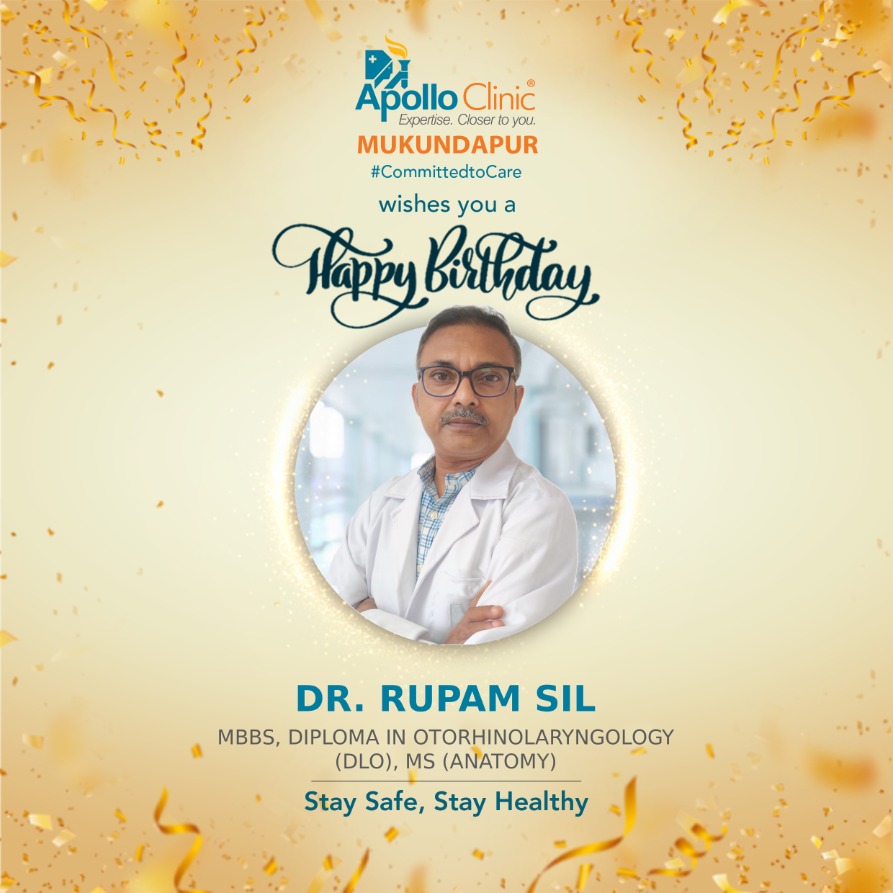 ApolloMukundpur's tweet photo. Apollo Clinic Mukundapur wishes Dr. Rupam Sil a very Happy Birthday 😊
Stay Safe, Stay Healthy.
.
.
#apolloclinicmukundapur #CelebratingDoctors #TouchingLives #YouTrustWeCare #CommittedToCare #BirthdayPostcard #HappyBirthday #Doctor https://t.co/bsTosHH5ME