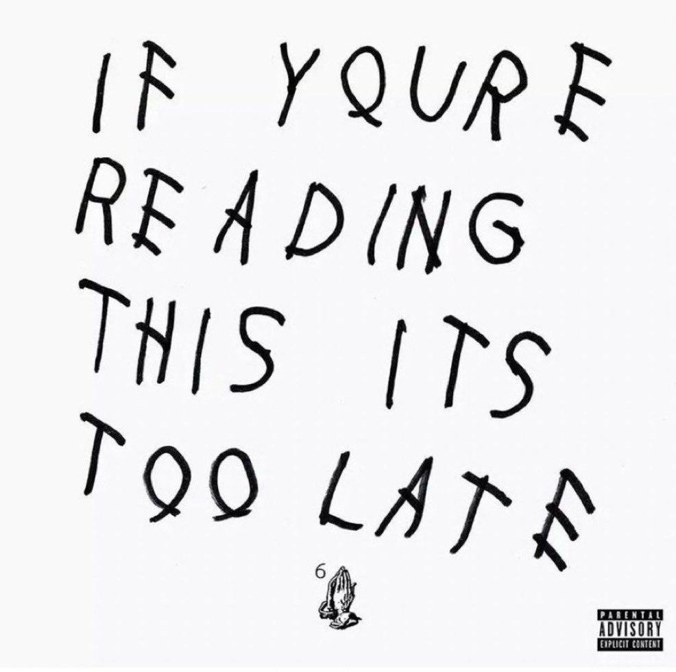 11 years ago today Drake surprised dropped ‘If You’re Reading This It’s Too Late’