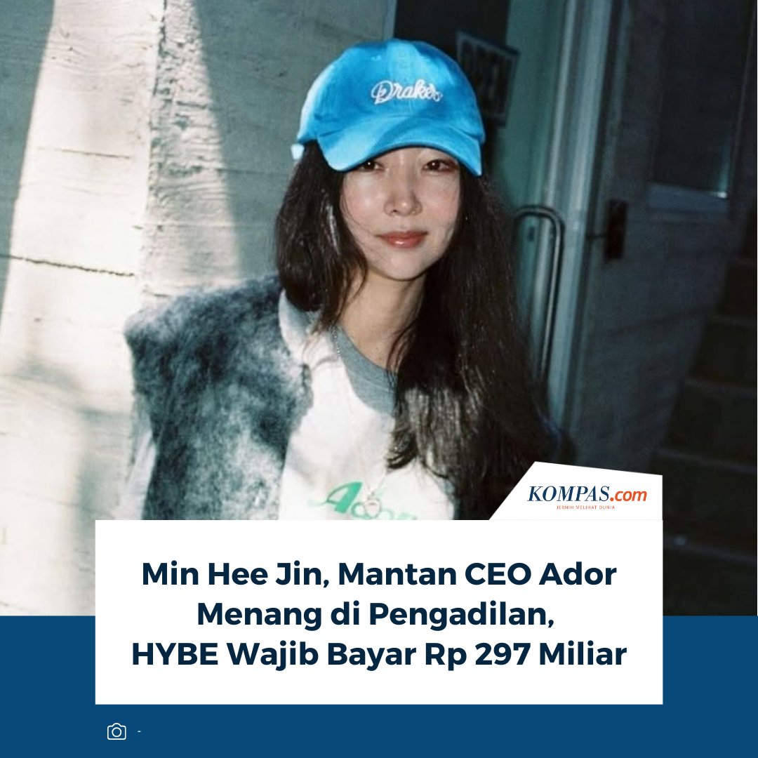 kompascom's tweet photo. Mantan CEO ADOR, Min Hee Jin, telah meraih kemenangan dalam gugatannya terhadap HYBE terkait perjanjian pemegang saham dan pembayaran saham yang terkait dengan opsi jual yang telah ia gunakan.

👉🏻 Baca selengkapnya https://t.co/UPNjhWJskb

~AM #MinHeeJin #Hybe #KoreaSelatan https://t.co/aV1GryrosS