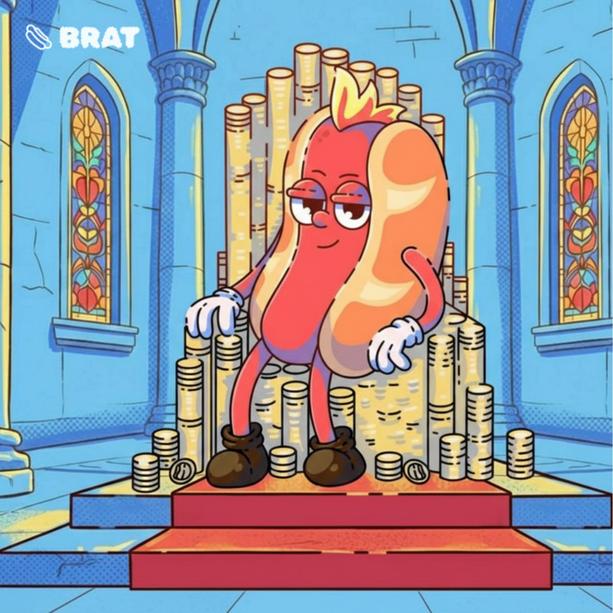 " Bitcoin is dead ."
" It's over."
" Back to 2021."

Copy. Paste. Every. Single. Cycle.

The words never change. The panic never evolves. The comments section is stuck in an infinite loop of despair.

Meanwhile, $BRAT has seen this movie 10 times. We know the plot twist.

The