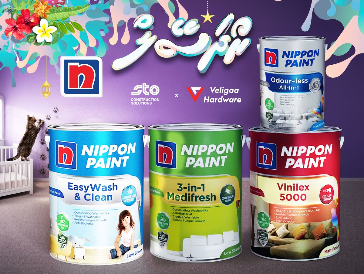 STO ✖️ Veligaa
Roadha Sale 2026 🔥
Up to 50% OFF Nippon Paint