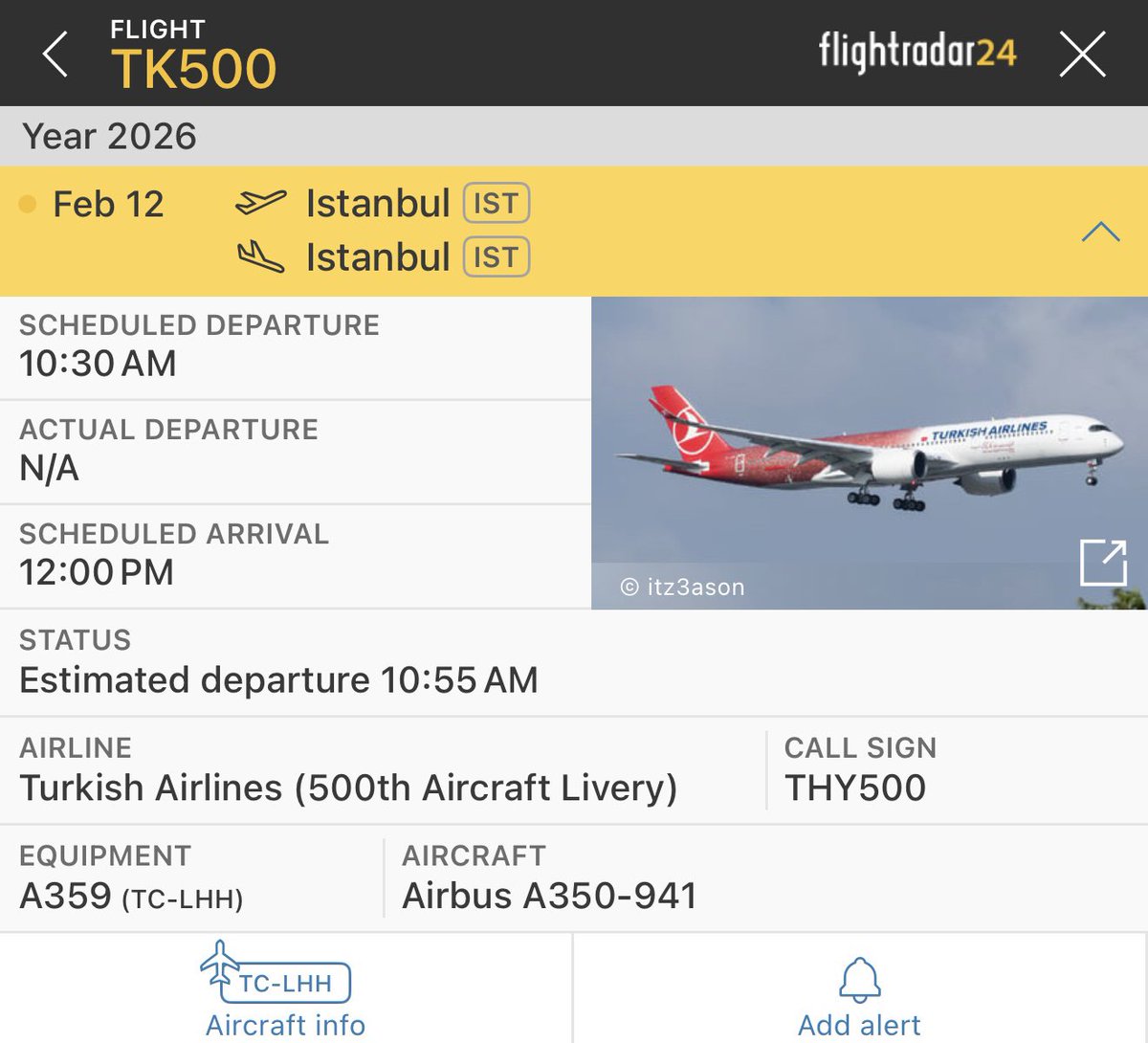 HavaSosyalMedya's tweet photo. #TK500 | HavaSosyalMedya’yı takipte kalın ⏳ https://t.co/PwCuwgJPlR