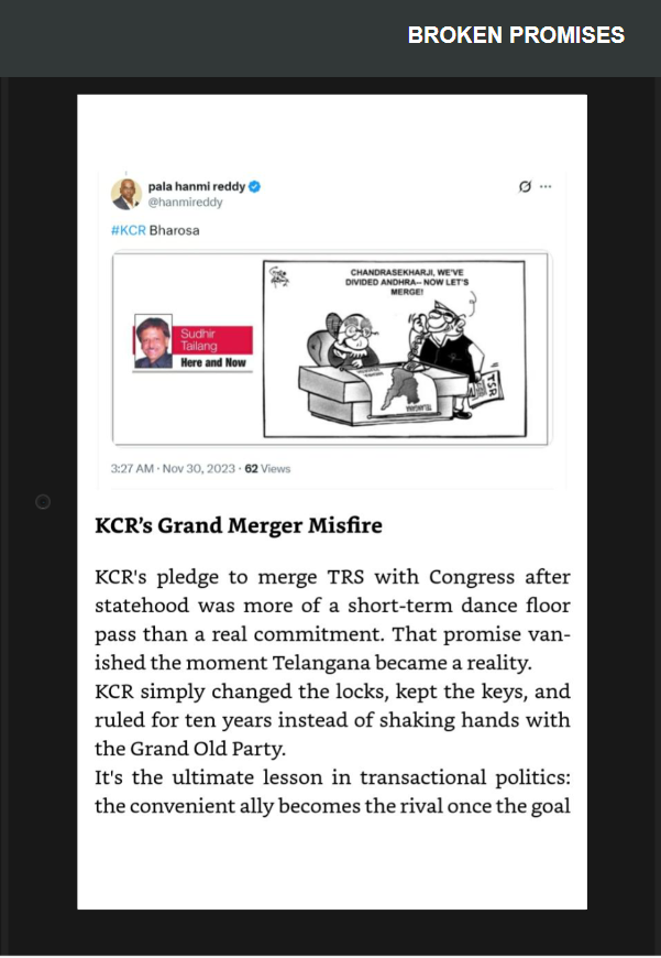 hanmireddy's tweet image. #BrokenPromises