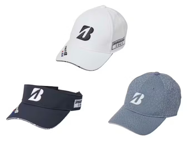 ブリヂストンスポーツ、契約プロがツアーで着用するゴルフキャップ