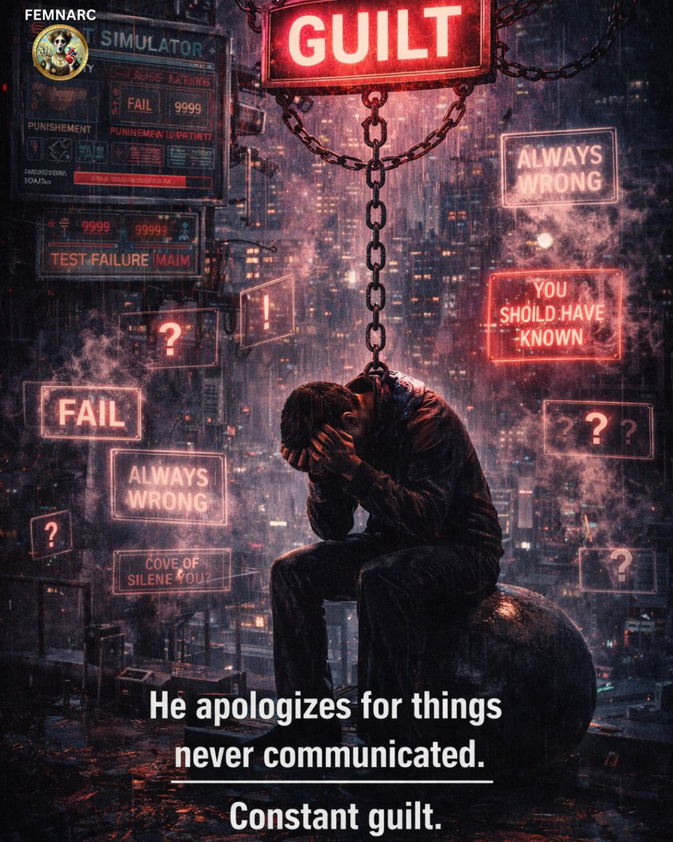 FEMNARC's tweet photo. Guilt forms where expectations are never stated but always enforced.
Silence turns into liability over time.
https://t.co/ZXuDm70uD4
#femnarc #meme #memecoin #controlsystems #darkaesthetics https://t.co/DnIIAFh801