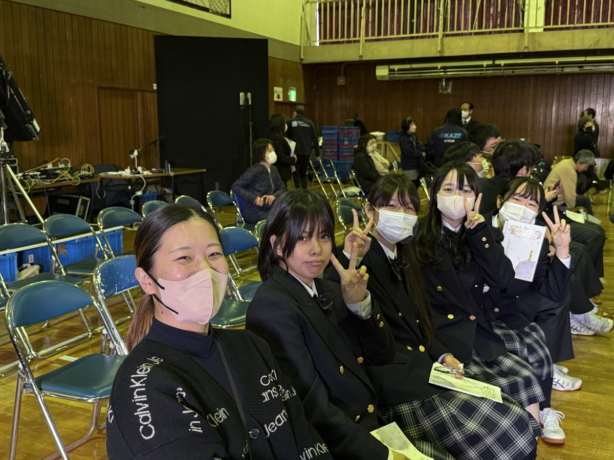 ichinoniya's tweet photo. 2月12日　長生特別支援学校バリアフリー演劇

今日は生徒は受付ののち、座って静かに鑑賞しておりました。また、盛り上げるところは盛り上げてくれました。ありがとうございました。

♯バリアフリー演劇 https://t.co/uRSCM8KMoJ