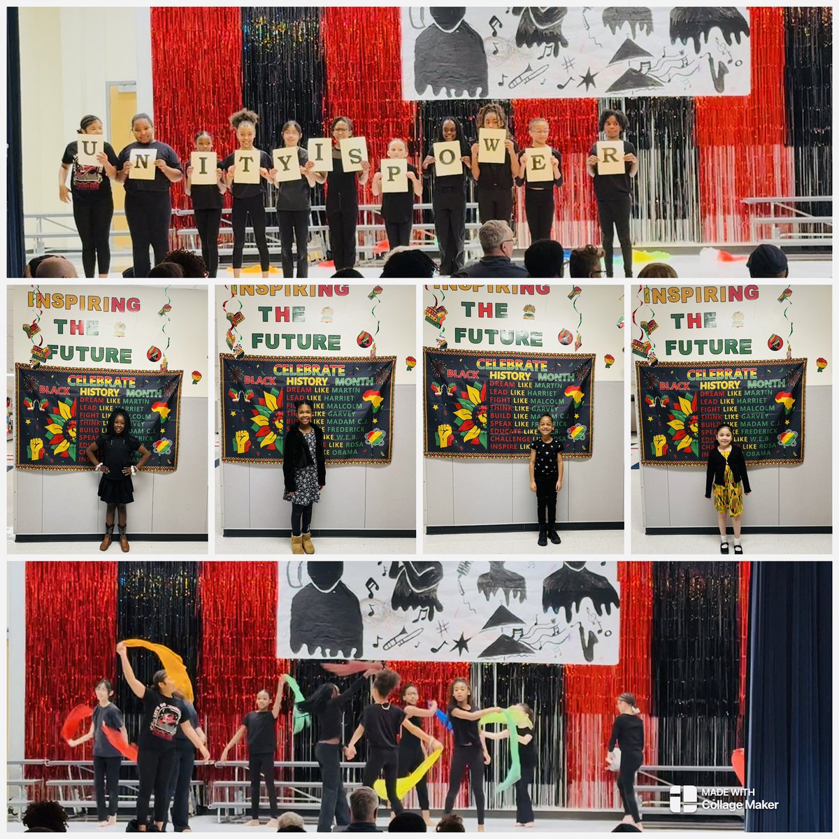 LRELonghorns's tweet image. So proud of our amazing students for their powerful African American History Month performance!  Part One! ❤️🖤💚 
#UnityIsPower #InspiringTheFuture #StudentShowcase #ProudMoment @cedarhillisd