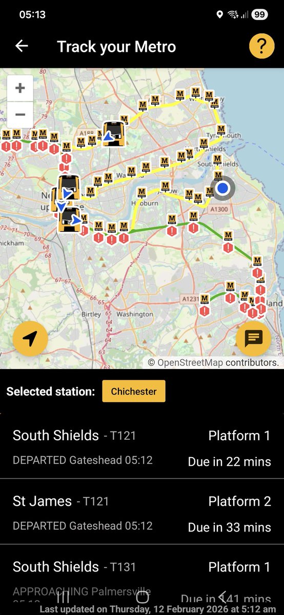 Juliewar20's tweet photo. @My_Metro is the 5,10 from to south shields not running? https://t.co/LinfzxRVSR