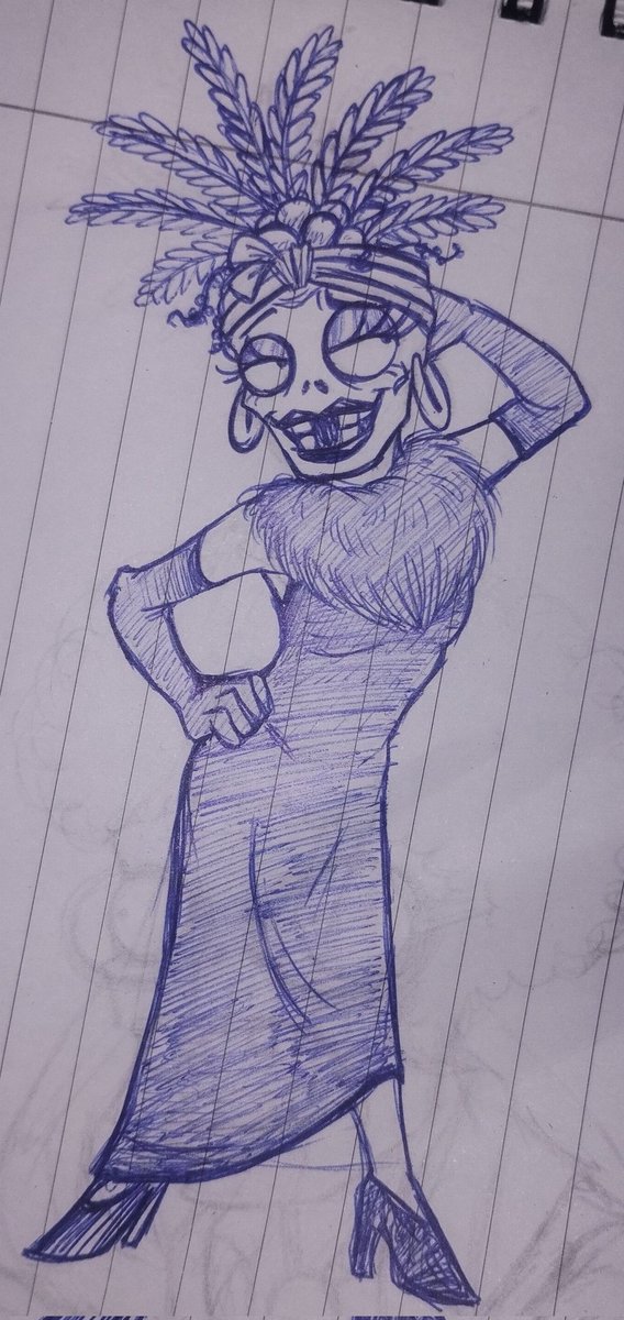 Más dibujos de Zombie Carmen Miranda.
#PvZ