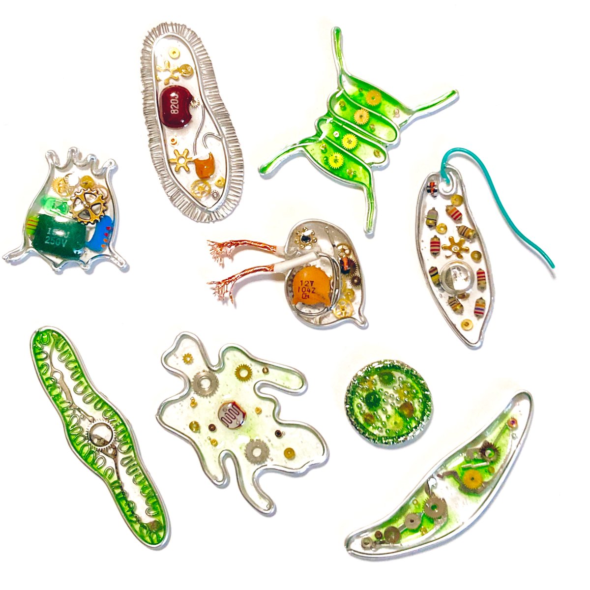 mikamama422's tweet image. #水に関係あるやつ

人工微生物様構造体
― 電子系プランクトン ―