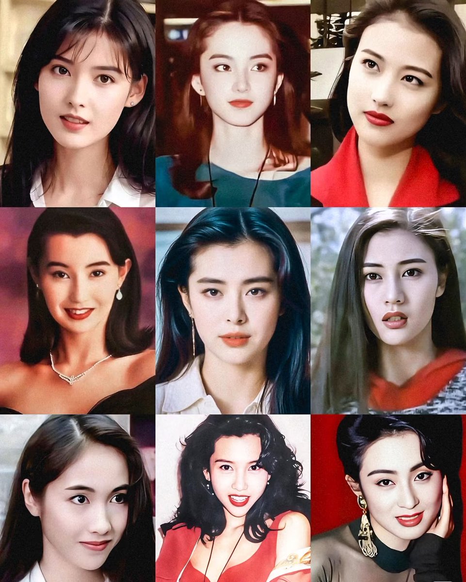 jinchenyyds's tweet image. Something was in the air in 1990s HK bc tell me why their face cards ate so hard