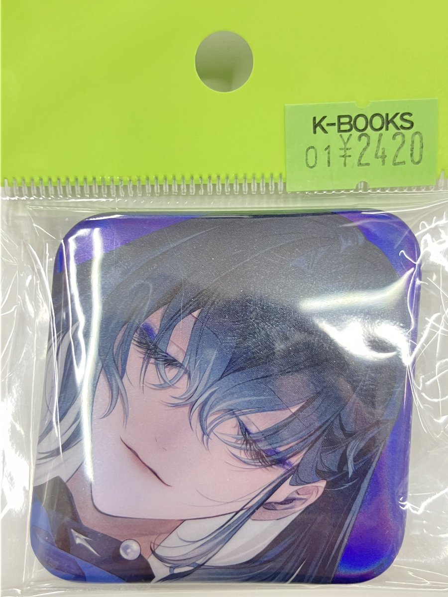 入荷情報】 刀剣乱舞 とうらぶ 大本丸博2025 スクエア缶バッジ 数珠丸