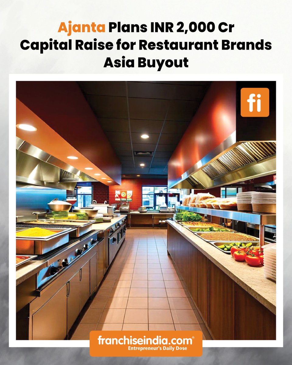 FranchiseIndia's tweet image. Ajanta Pharma promoters plan ₹2,000 crore raise to acquire controlling stake in Restaurant Brands Asia, the Burger King India &amp;amp; Indonesia franchisee.

Read more: shorturl.at/23r8p

#QSR #BurgerKing #MergersAndAcquisitions #Retail