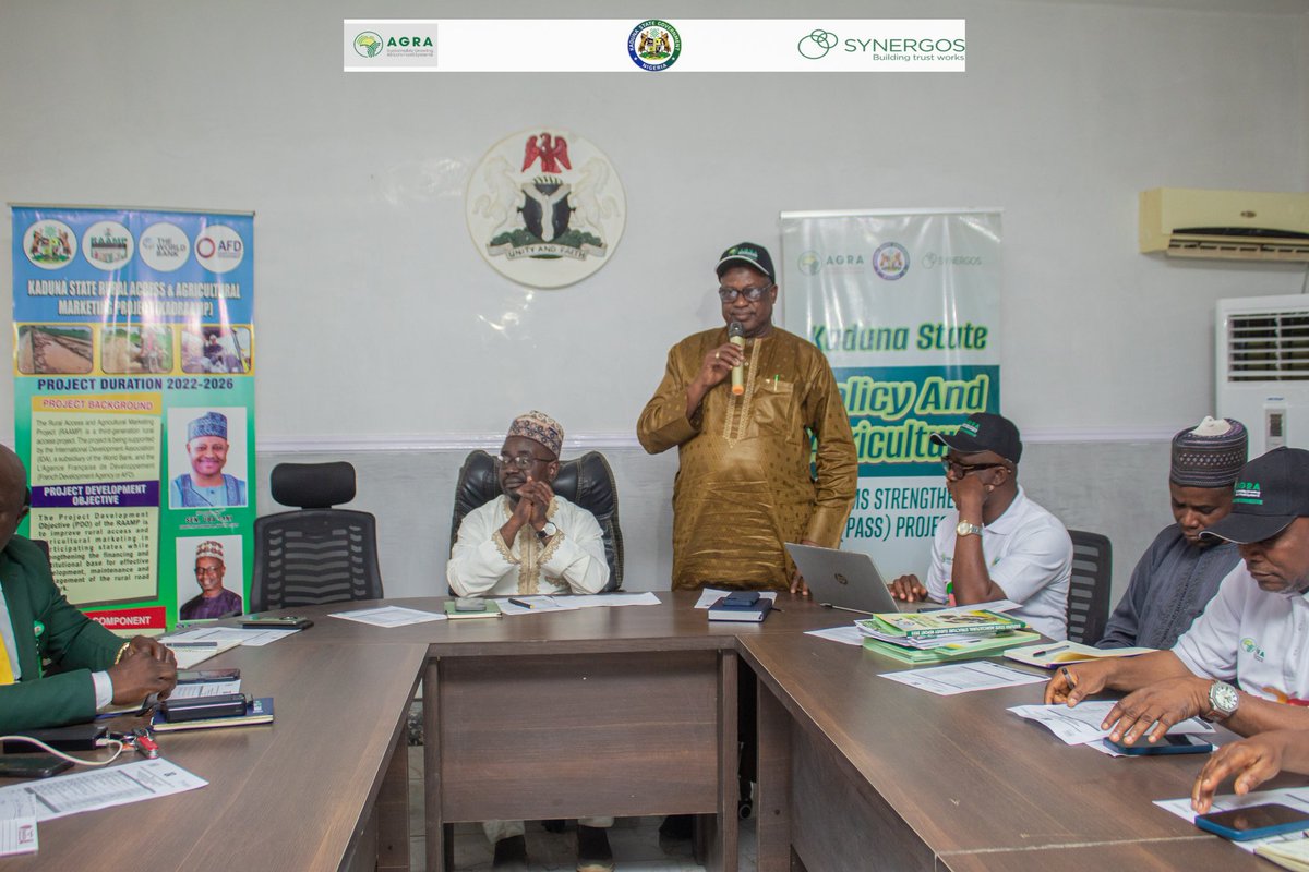 NSMoAOfficial's tweet photo. Learning and Knowledge Exchange in Progress 🤝

The Niger State Ministry of Agriculture is actively engaging with the Kaduna State Ministry of Agriculture in a Knowledge-sharing and learning exchange visit under the AGRA-supported Institutional Strengthening Project https://t.co/5TlMNSHP3T