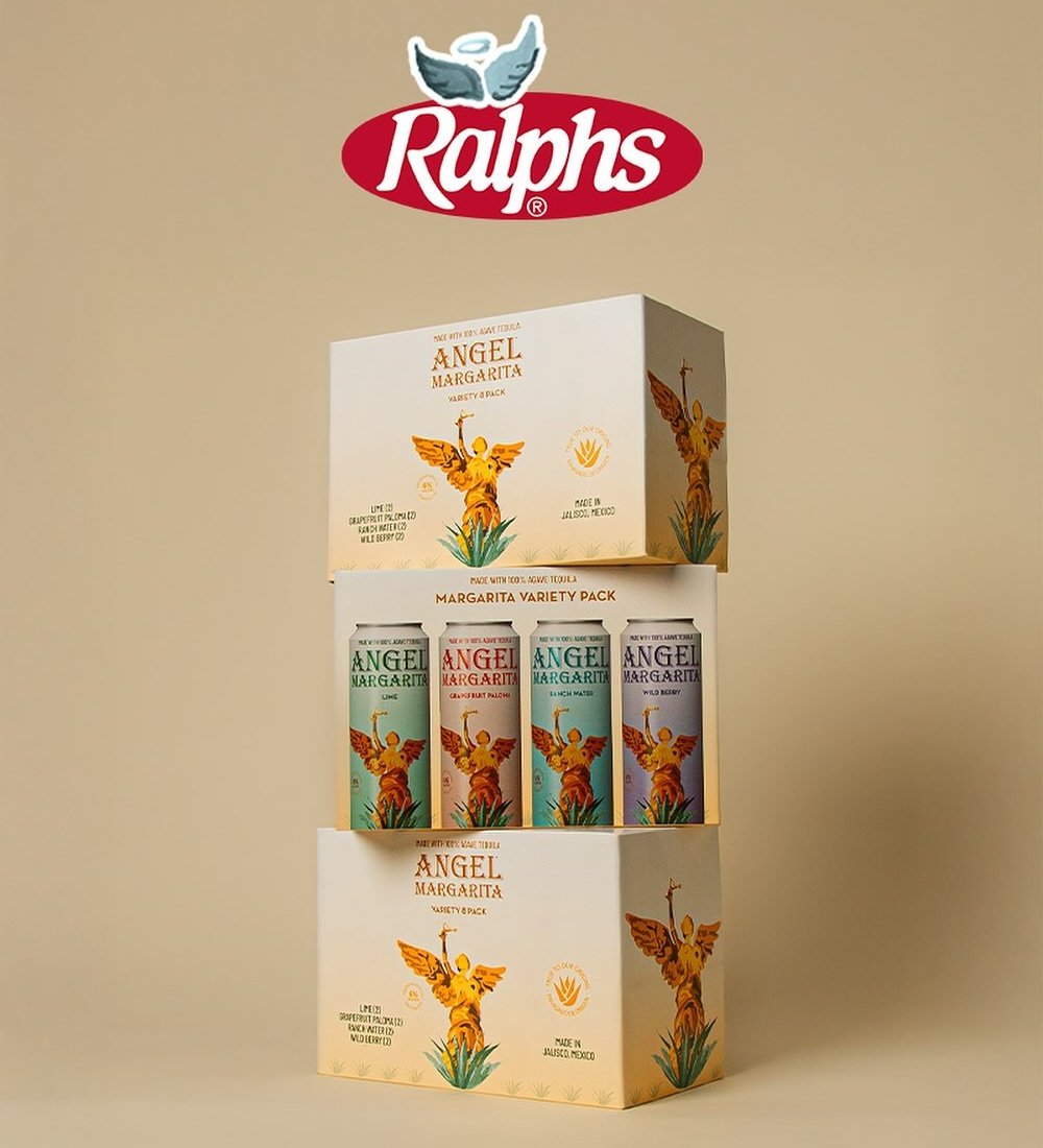 Made with 100 % agave tequila🍸 › 
<a href="/RPAMargarita/">Angel Margarita ᴿᴾ</a> › #RPAngelMargarita

ralphsgrocery got its wings. Angel Variety 8 Packs now 🍹