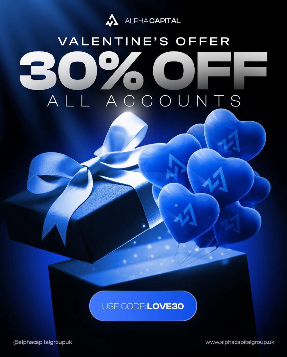 We’re bringing Valentine’s love a little early 💙

💎30% off all accounts using the code “LOVE30”
💎Valid through Feb 11-15

Sign up here 👉🏻 app.alphacapitalgroup.uk/signup/Macro