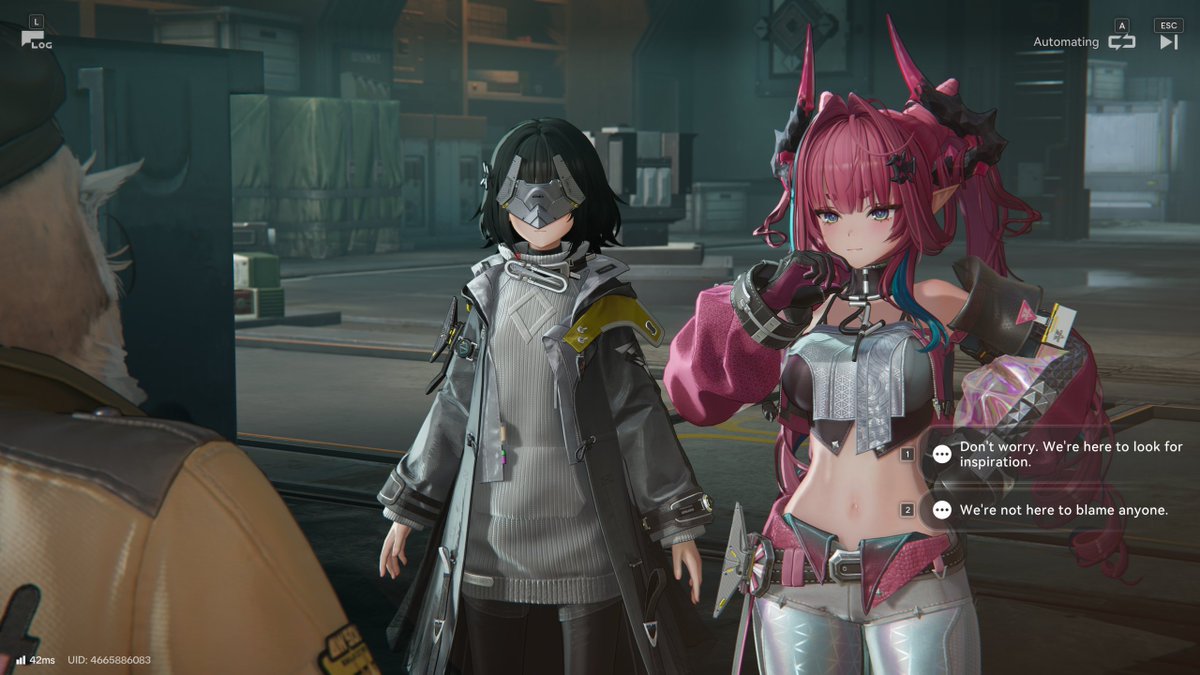 I can't finish the quest coz I kept on getting distracted by Yvonne's belly and her butt. Man, why is this game doing me dirty. I appreciate it tho. 🫣🫣