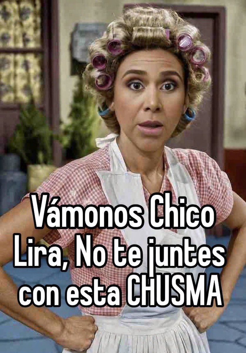 Chusma, Chusma, Chusma ! 

La fina..🙈🙈🙈
<a href="/Villabull/">Marcela Villatoro</a>