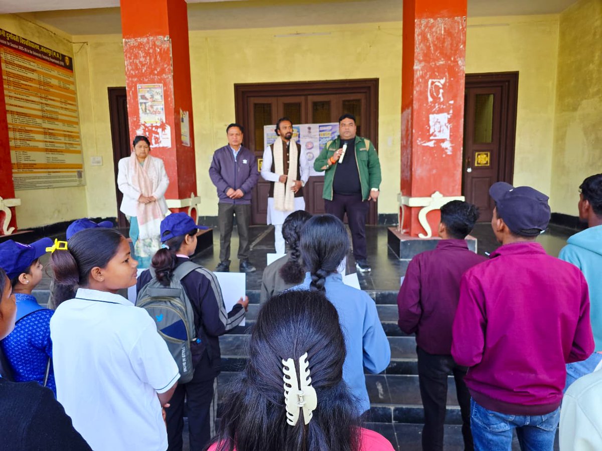 NSSCELLGOVMP's tweet photo. मध्य प्रदेश (प्रकोष्ठ) के अंतर्गत रानी दुर्गावती विश्वविद्यालय, जबलपुर की विभिन्न राष्ट्रीय सेवा योजना इकाइयों द्वारा माय भारत बजट क्वेस्ट- 2026 में युवाओं की सहभागिता बढ़ाने हेतु संवाद कार्यक्रम आयोजित किया गया।  
#budgetquest2026 #MPNSS
#JoinNSS  #nssindia  #nss #viksitbharat https://t.co/5Xv4Lw21Mq
