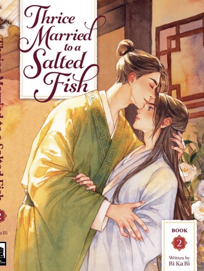 yaoiyearnerr's tweet photo. EVERYONE read Married thrice to salted fish, they are such a funny duo, they really show how an interaction between a modern person and a historical one would be, plus we get a cunning/villainous shu and a down bad gong who supports his wife's every action!! https://t.co/sCizlQFUJd