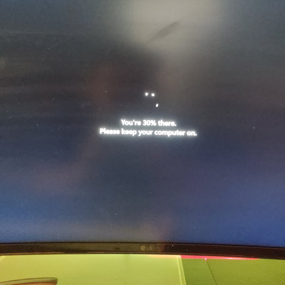 AcPlayboys's tweet photo. #Microslop 
I have to run to office in minutes need some urgent PDFs ,but this slip starts updating first thing when I start.
Only if stoped in Ai and fix their products it would have better world https://t.co/f3coVgx1sR