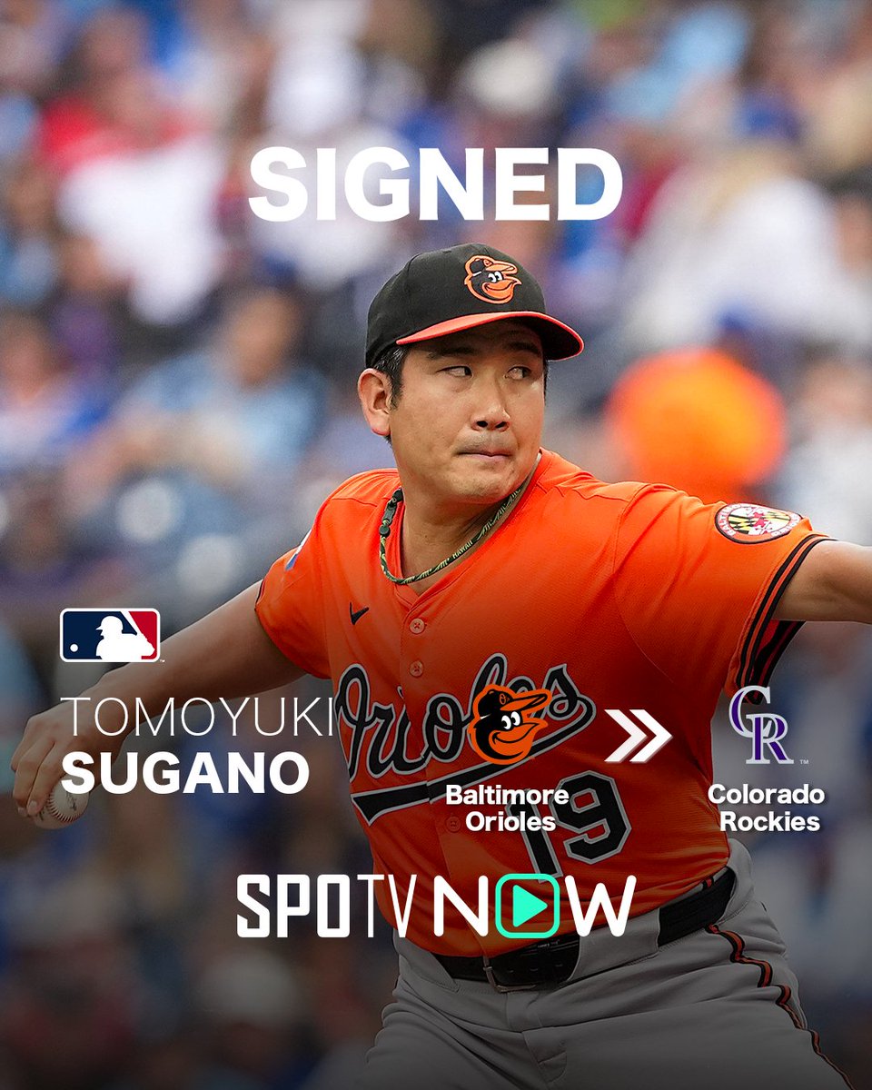 ✍️ MLB契約情報 🌟 菅野智之（36歳） →コロラド・ロッキーズ🇯🇵 FA