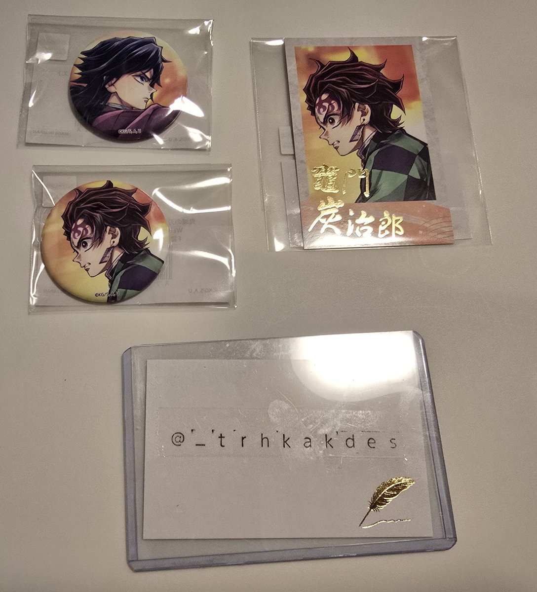 交換]鬼滅の刃 ufotable 「繋ぐ」描き下ろしイラスト ｢炭治郎と義勇