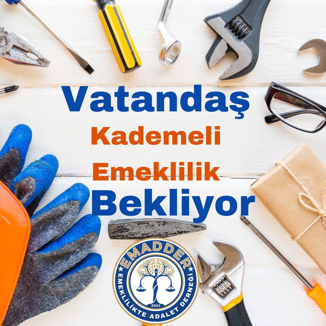 Alın teri üzerinden siyaset yapılmaz.
Primleri 8000’e dayanan 08/09/1999 sonrası girişliler 17–20 yıl daha bekletilemez.
Kademeli emeklilik gelmeden huzur gelmez.
<a href="/EmadDernegi/">EMEKLİLİKTE ADALET DERNEĞİ ⚖️</a>
#KademeİçinYasa
