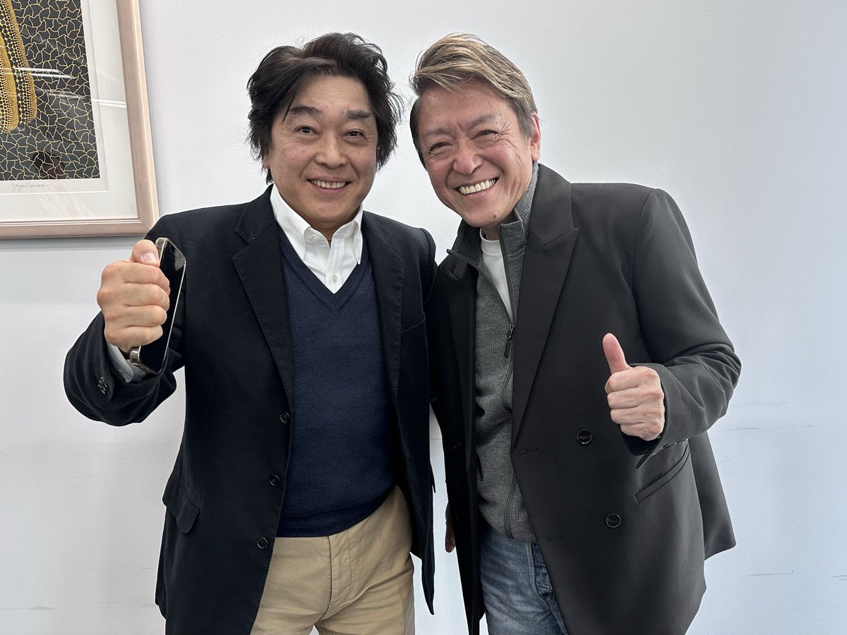 本日はある雑誌(5社)の取材で
江原正士さんと✨
昭和生まれ同志の楽しいトークが出来ました(*´▽`*)♬*゜