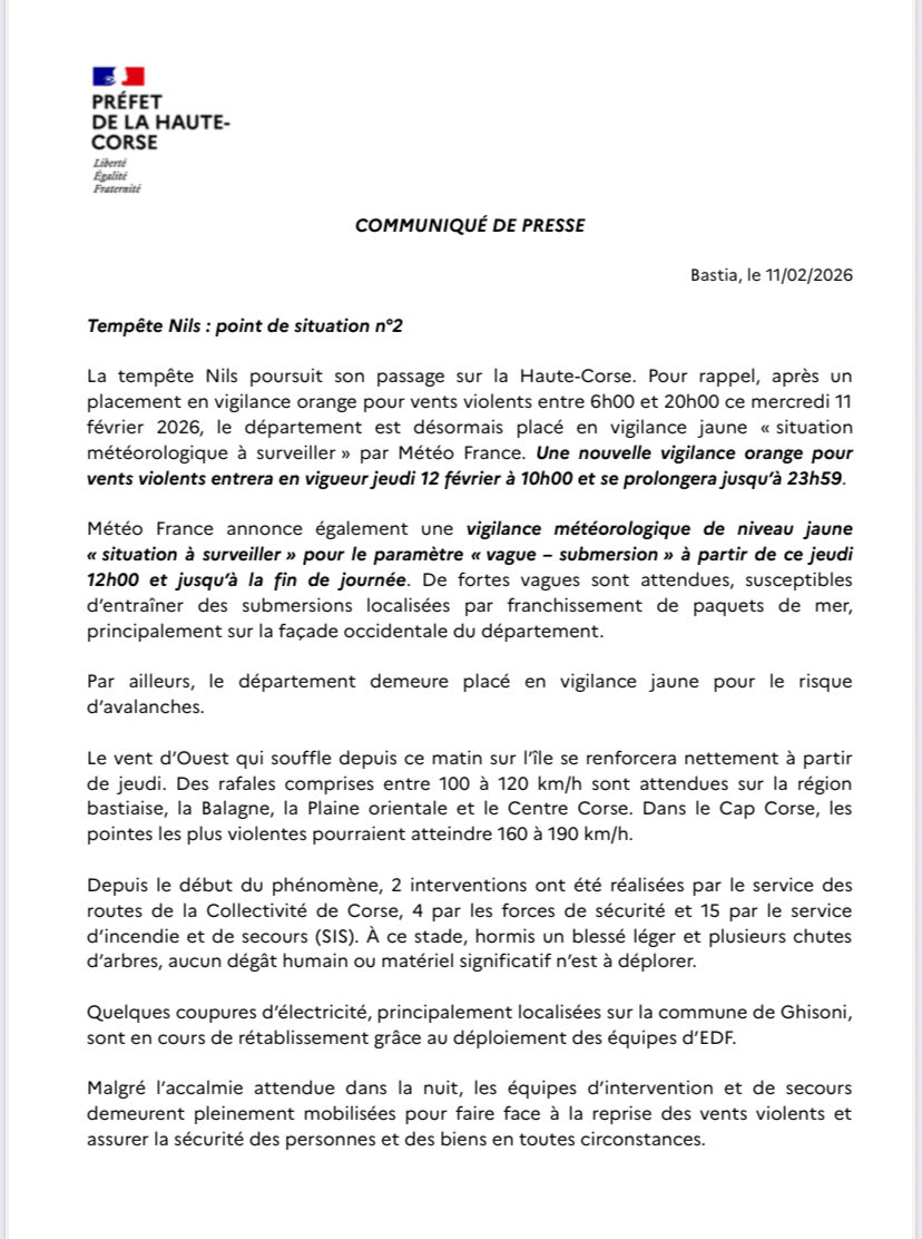 Préfet Haute-Corse tweet media