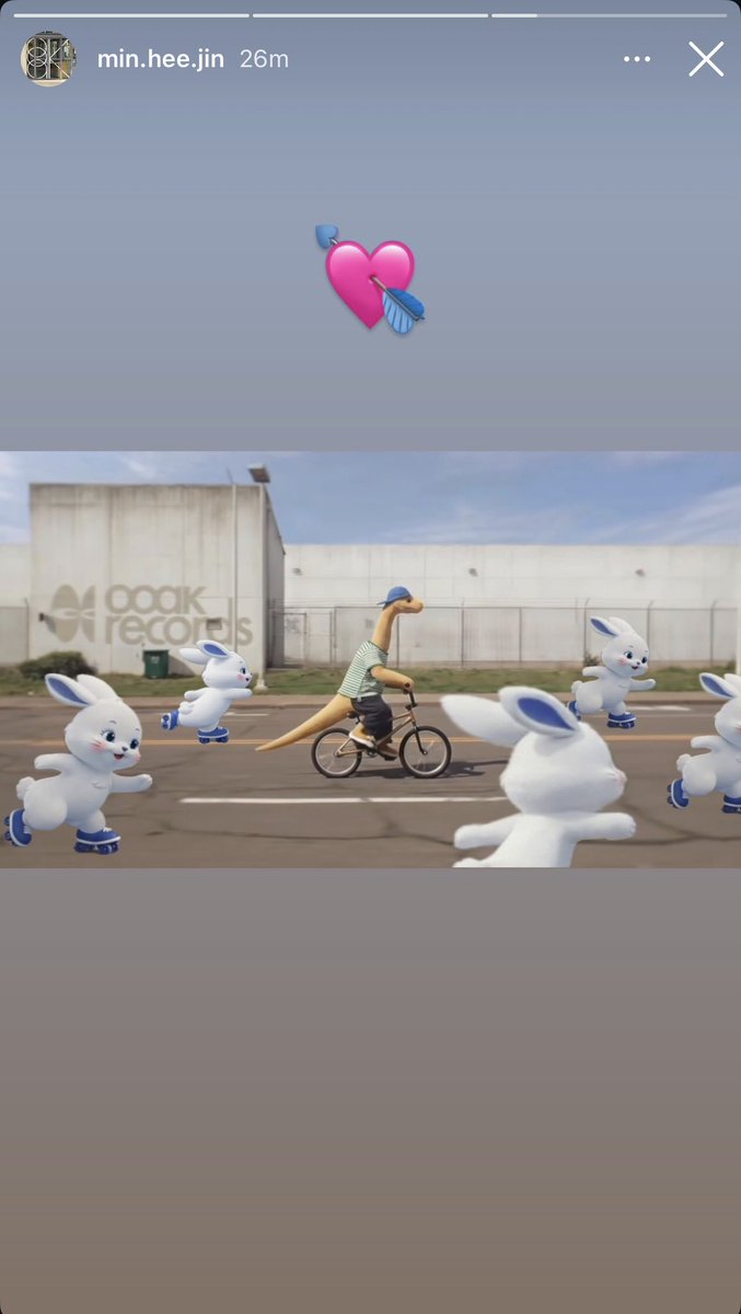 260212 Min Hee-jin Instagram story