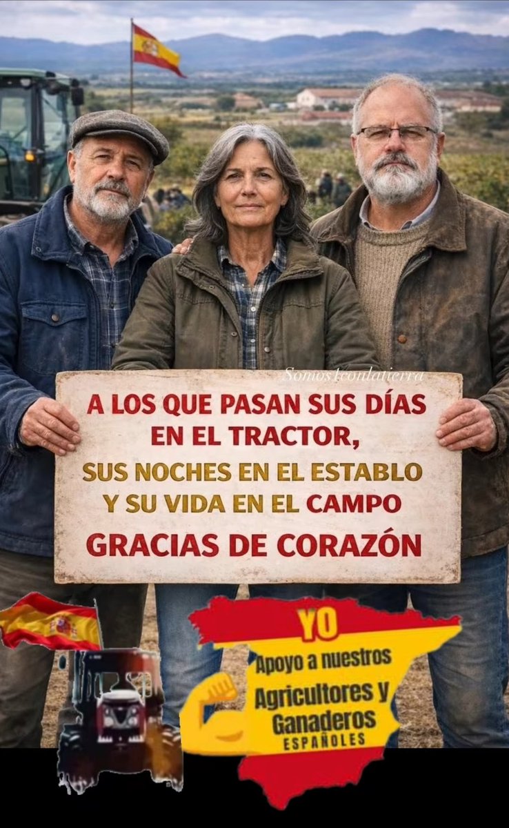 Gracias!!!
#ApoyoAlCampoEspañol