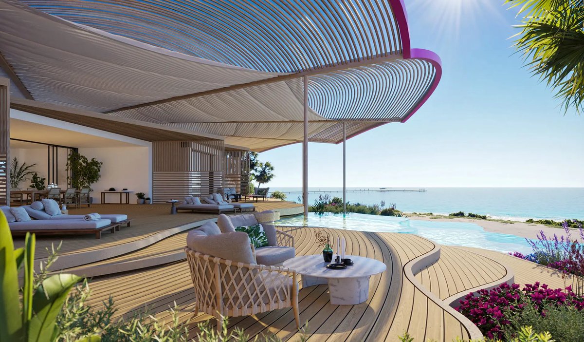 من المقرر افتتاح منتجع رافلز #وجهة_البحر_الأحمر في عام 2026، في جزيرة شورى، يوفر 121 غرفة و14 جناحا و33 فيلا فاخرة، تحتوي كل منها على شرفات خاصة.