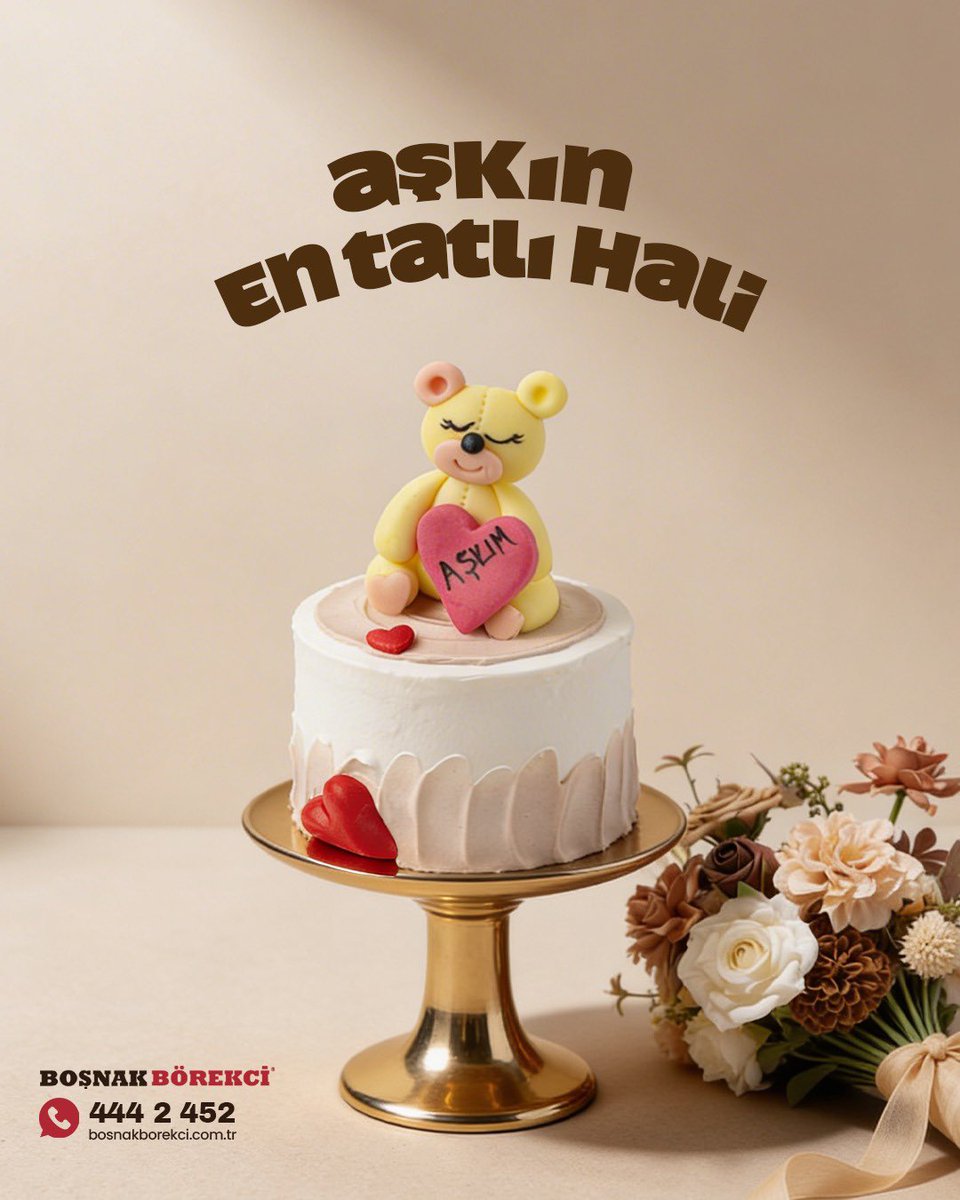 Aşkın en tatlı hali, özel bir detayda hayat bulur 💛🎂
Sevgililer Günü için özenle hazırlanan pastalarımız; romantik tasarımı, zarif dokunuşları ve yumuşacık lezzetiyle bu günü unutulmaz kılar 💕✨
#boşnakbörekçi #annelerinellerinden #SevgililerGünü #ÖzelGünPastası