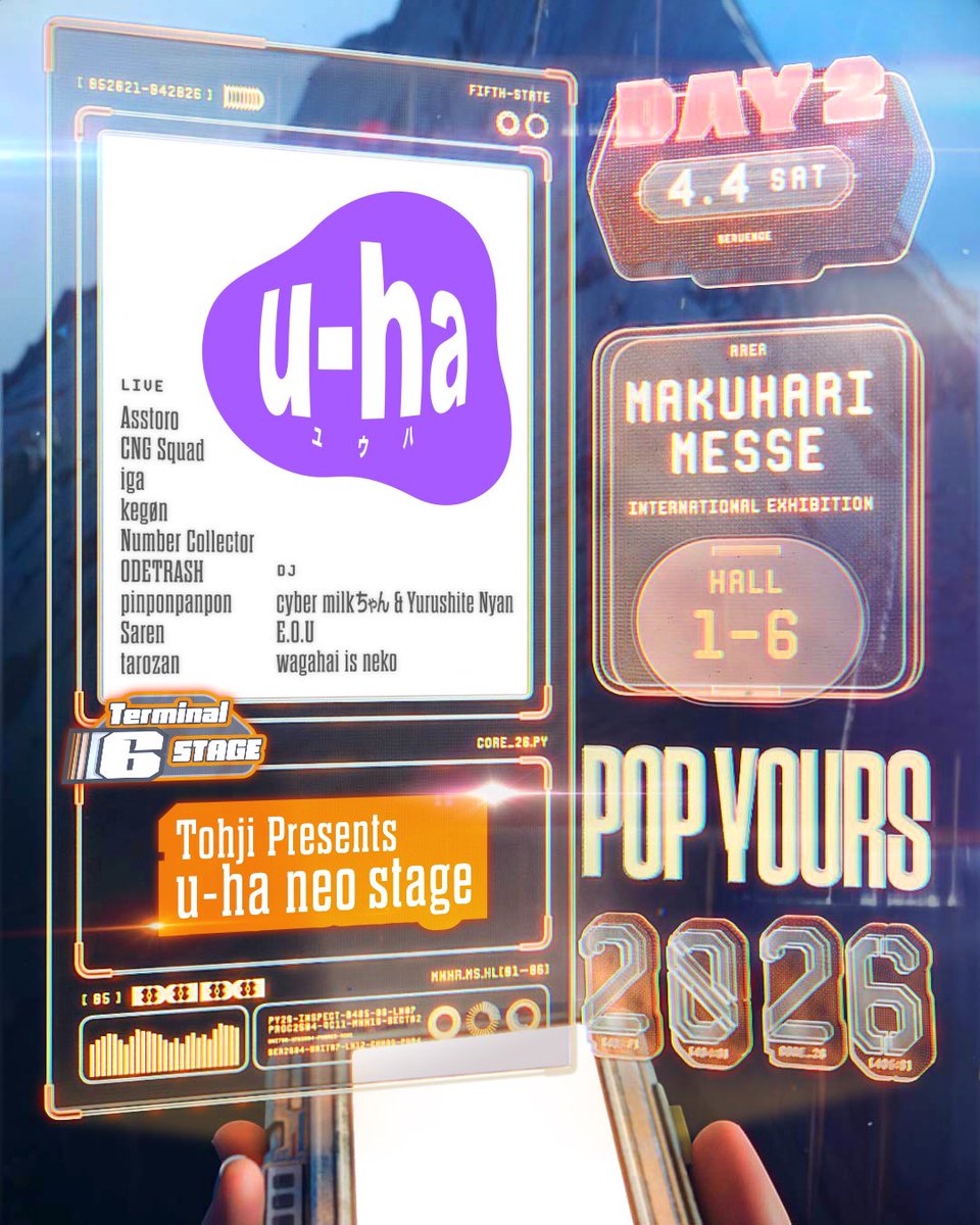 rirugili's tweet photo. POP YOURS  2日目
u-ha Stageで https://t.co/c1lCL8lBER